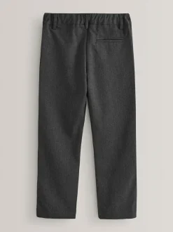 Next Regular Leg School Trousers 2 Pack (3-17yrs) Grey Discount