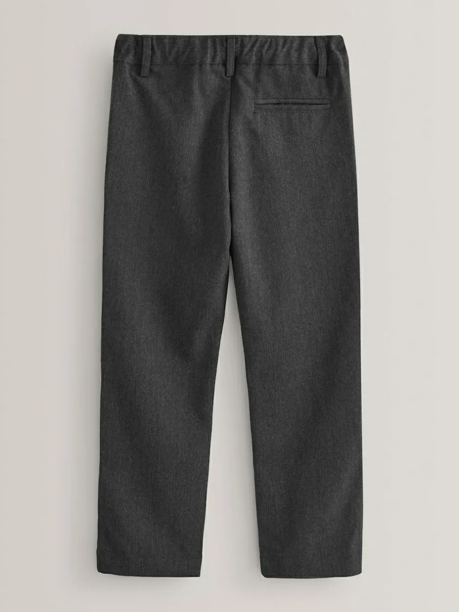 Next Regular Leg School Trousers 2 Pack (3-17yrs) Grey Discount