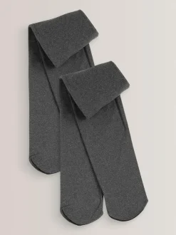 Next Regular Length 2 Pack 80 Denier School Tights Grey Best
