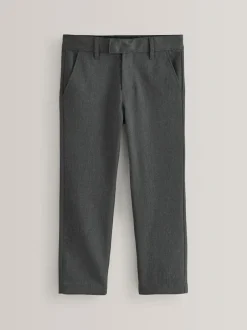 Next Regular Waist School Formal Trousers (3-17yrs) Grey Discount