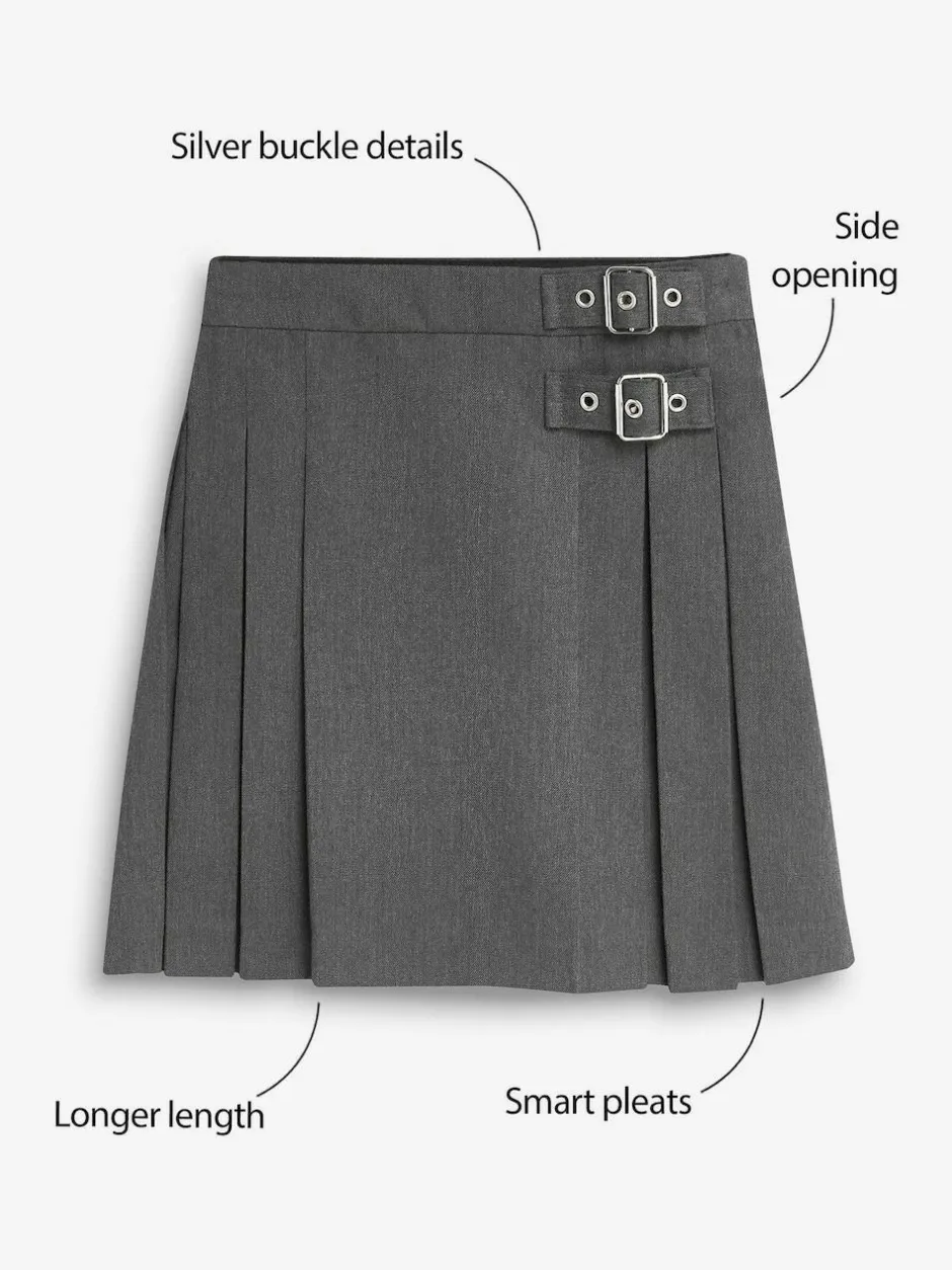Next School Kilt (3-16yrs) Grey Sale