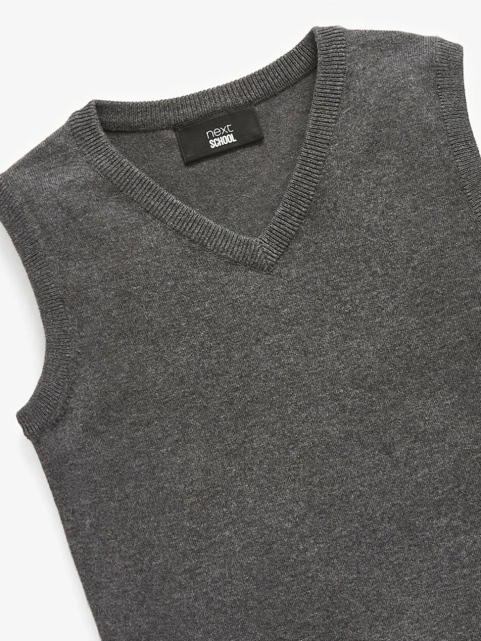 Next School Tank Top (3-16yrs) Grey Clearance