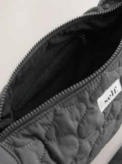 Next Grey Self. Nylon Sling Bag Discount