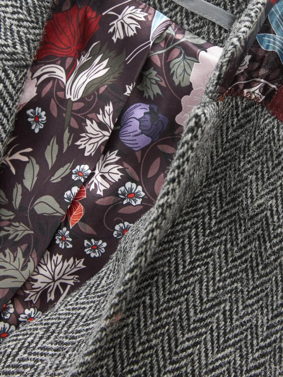 Next Signature Harris Tweed British Wool Blazer Grey Best