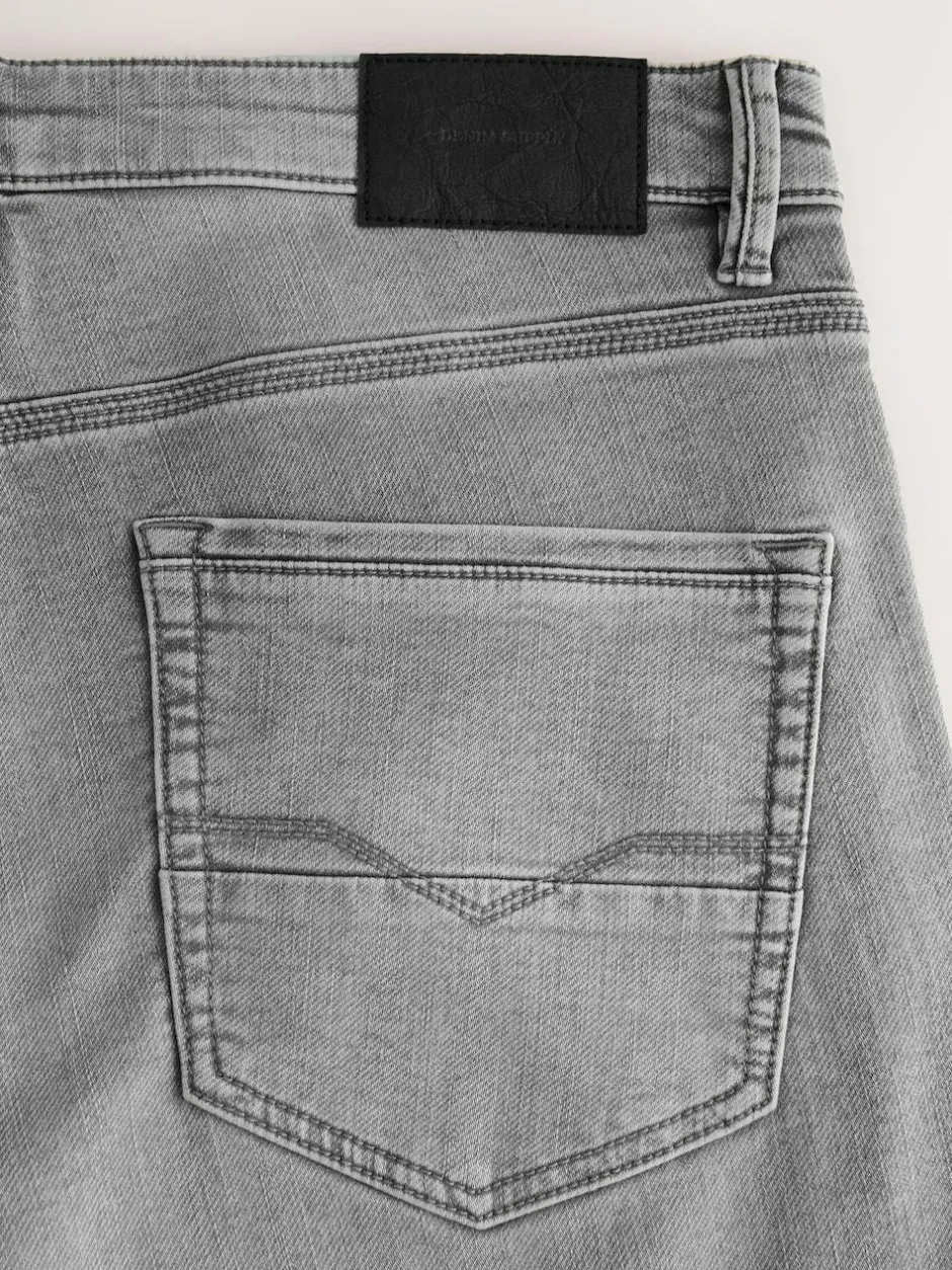Next Grey Slim Fit Comfort Stretch Jeans Clearance