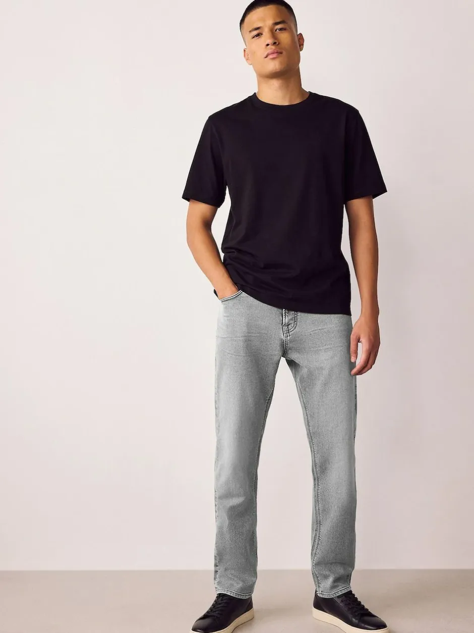 Next Grey Slim Fit Comfort Stretch Jeans Clearance