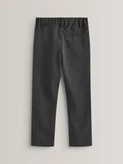 Next Slim Waist Straight Leg School Trousers (3-17yrs) Grey Best