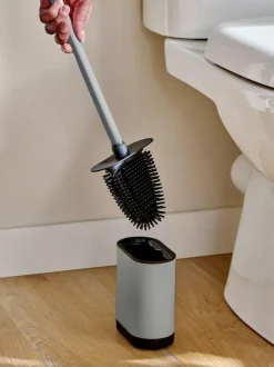 Next Grey Slimline Silicone Toilet Brush