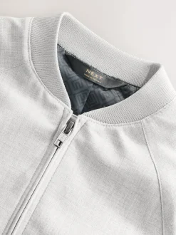 Next Grey Smart Bomber Jacket (3-16yrs) Best