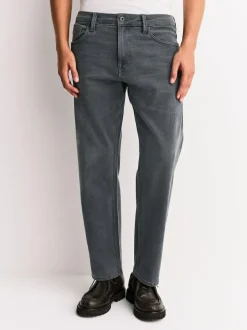 Next Grey Straight Fit Motionflex Jeans Best