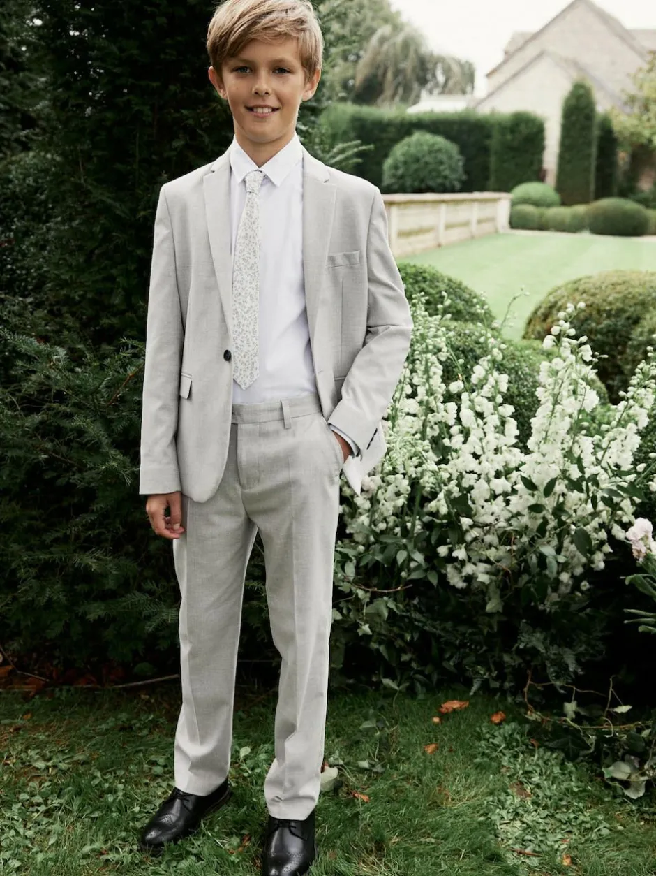Next Grey Suit Trousers (3-16yrs) Outlet