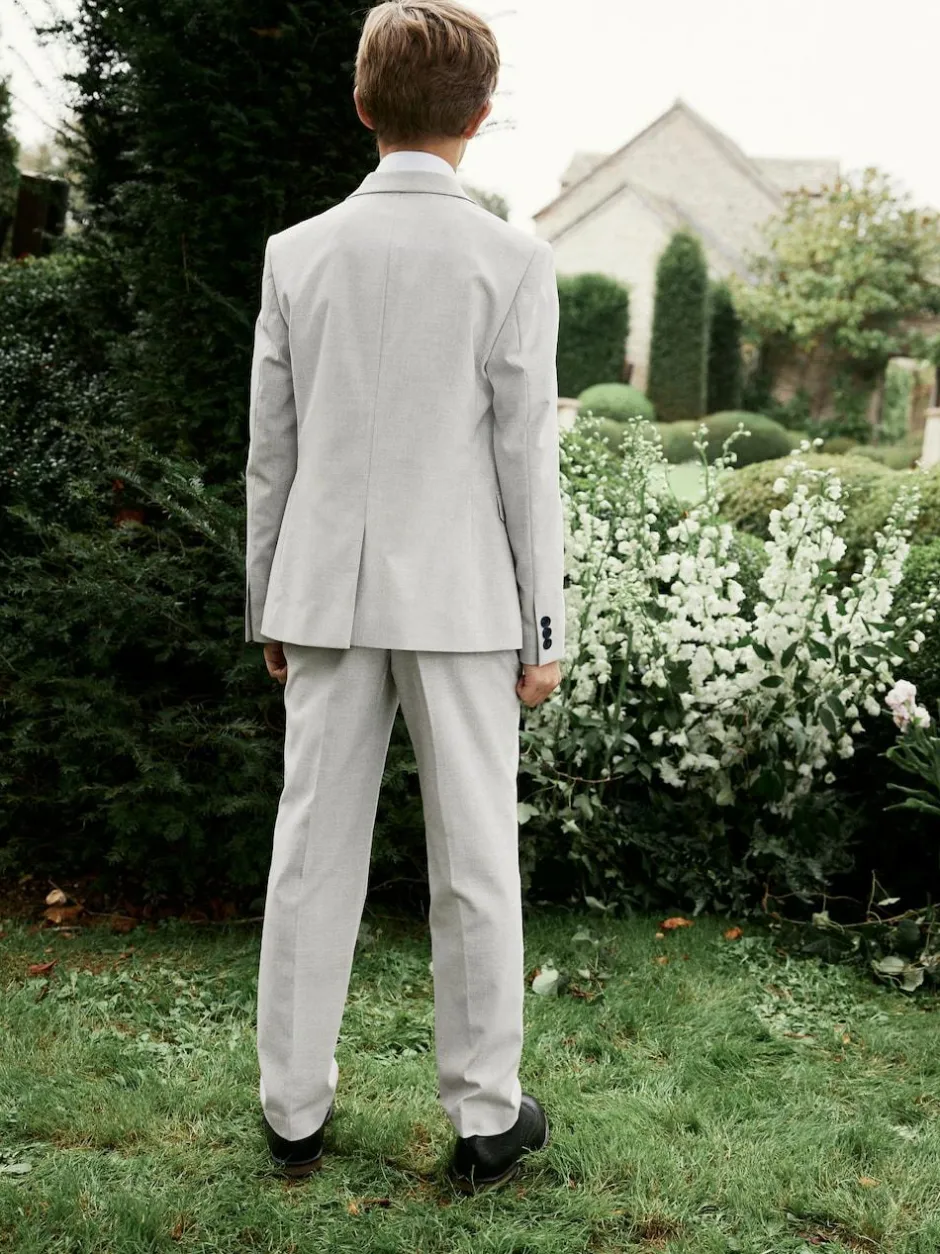 Next Grey Suit Trousers (3-16yrs) Outlet