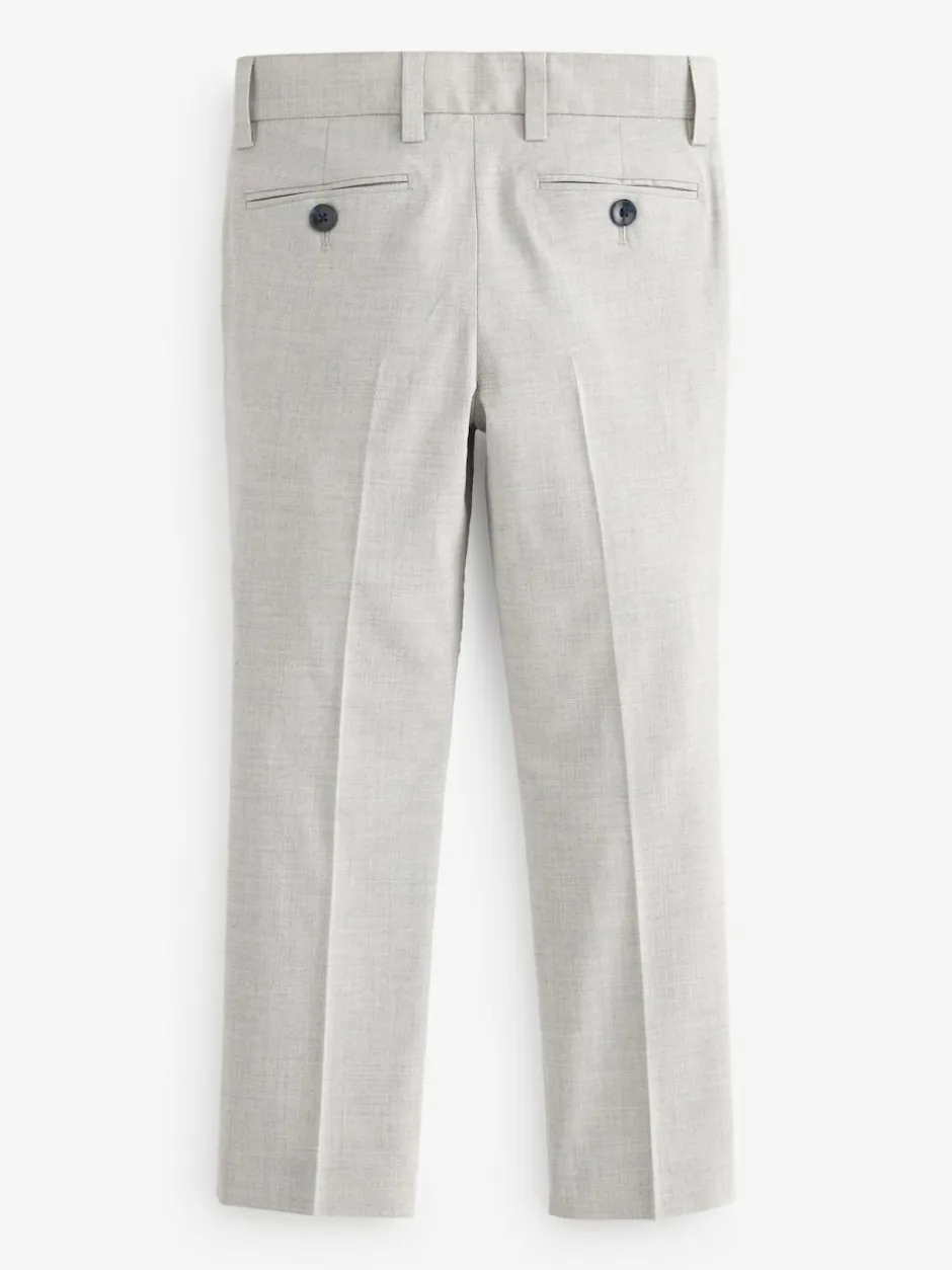 Next Grey Suit Trousers (3-16yrs) Outlet