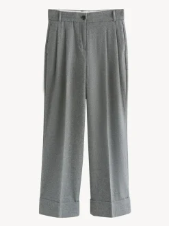 Next Tabitha Simmons X Wool Blend Wide Leg Trousers Grey