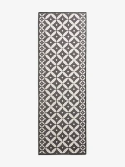 Next Grey Washable Tile Runner Outlet