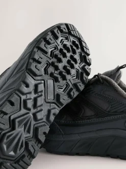 Next Grey Water Resistant Elastic Lace Trainers