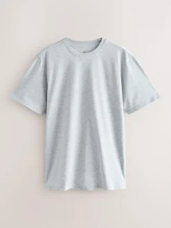 Next Motionflex Cosy Short Sleeve Pyjamas Set Grey/Burgundy Red Check New