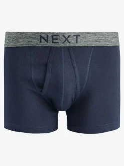 Next 10 pack A-Front Pure 100% Cotton Boxers Grey/Navy Sale