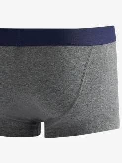 Next 4 pack Hipster 100% Cotton Boxers Grey/Navy Outlet