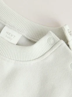 Next Grey/Rust Sun Sweat Top and Joggers Baby Set (0mths-2yrs) Outlet