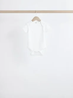 Next Grey/White Short Sleeve Bodysuits 5 Pack Best