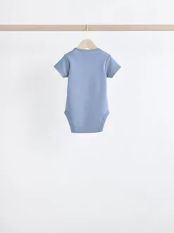 Next Grey/White Short Sleeve Bodysuits 5 Pack Best