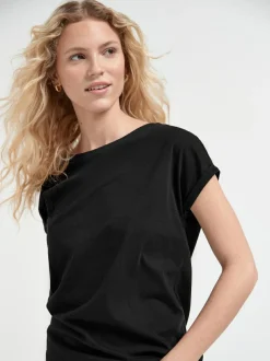 Next Cap Sleeve T-Shirts 5 Pack Grey/White/Black/Navy Blue/Khaki Green Sale