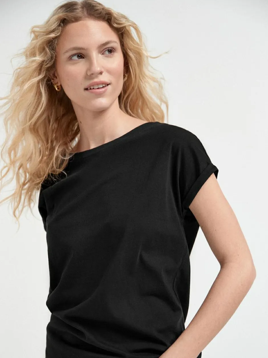 Next Cap Sleeve T-Shirts 5 Pack Grey/White/Black/Navy Blue/Khaki Green Sale