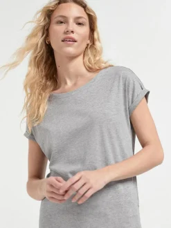 Next Cap Sleeve T-Shirts 5 Pack Grey/White/Black/Navy Blue/Khaki Green Sale