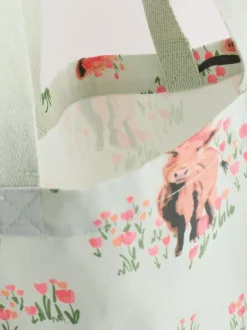 Next Hamish Highland Cow Cotton Shopper Bag Hot