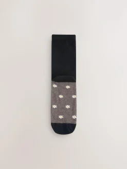 Next Hamish Highland Cow Footbed Ankle Socks 5 Pack