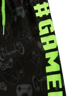 Harry Bear Black Gamer Swim Shorts Best