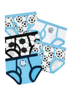 Harry Bear White Football 100% Cotton Underwear 5 Pack Best