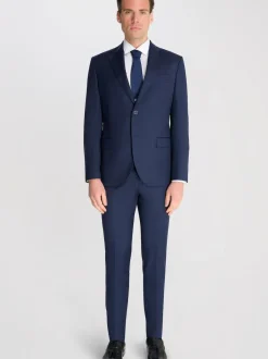 Harry Brown Raffi Slim Fit Suit Waistcoat Blue Best