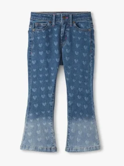 Hatley Blue Hearts Flared Leg Denim Jeans Online