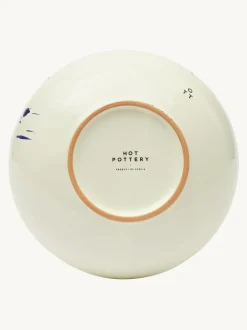 Hot Pottery 12 Piece Splatter Signature Dinner Set Blueberry Clearance
