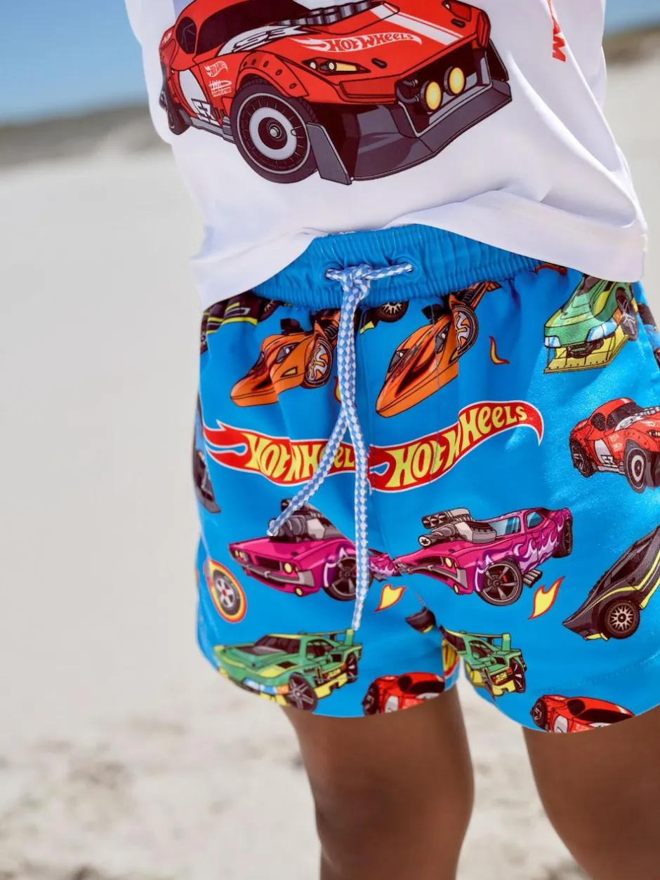 Next Rash Vest and Swim Shorts Set (3mths-7yrs) Hot Wheels Sale