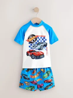 Next Rash Vest and Swim Shorts Set (3mths-7yrs) Hot Wheels Sale