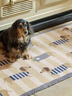 Hug Rug Beige Sausage Dog Chic Runner Outlet