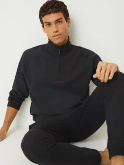 HUGO Black Waffle Joggers Clearance