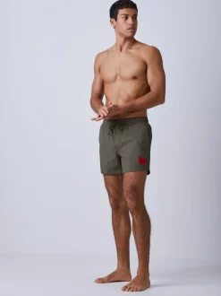 HUGO Green Dominica Swim Shorts Hot
