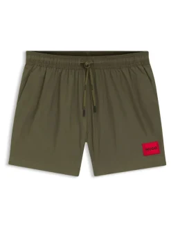 HUGO Green Dominica Swim Shorts Hot
