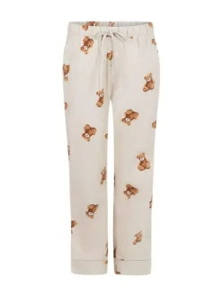 Hunkemoller Grey Flannel Straight Bear Joggers Discount