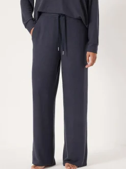 Hush Elle Supersoft Wide Leg Joggers Blue Best