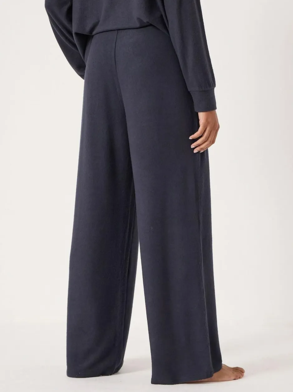 Hush Elle Supersoft Wide Leg Joggers Blue Best