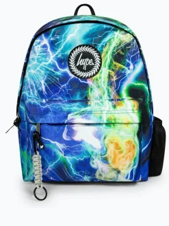 Hype . Boys Blue Iconic Multicolored Lightning Storm Backpack Online