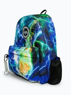 Hype . Boys Blue Iconic Multicolored Lightning Storm Backpack Online
