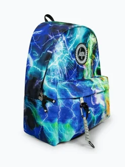 Hype . Boys Blue Iconic Multicolored Lightning Storm Backpack Online