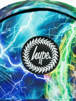 Hype . Boys Blue Iconic Multicolored Lightning Storm Backpack Online