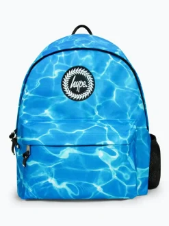 Hype . Unisex Blue Iconic Pool Backpack Best